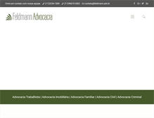 Tablet Screenshot of feldmann.adv.br